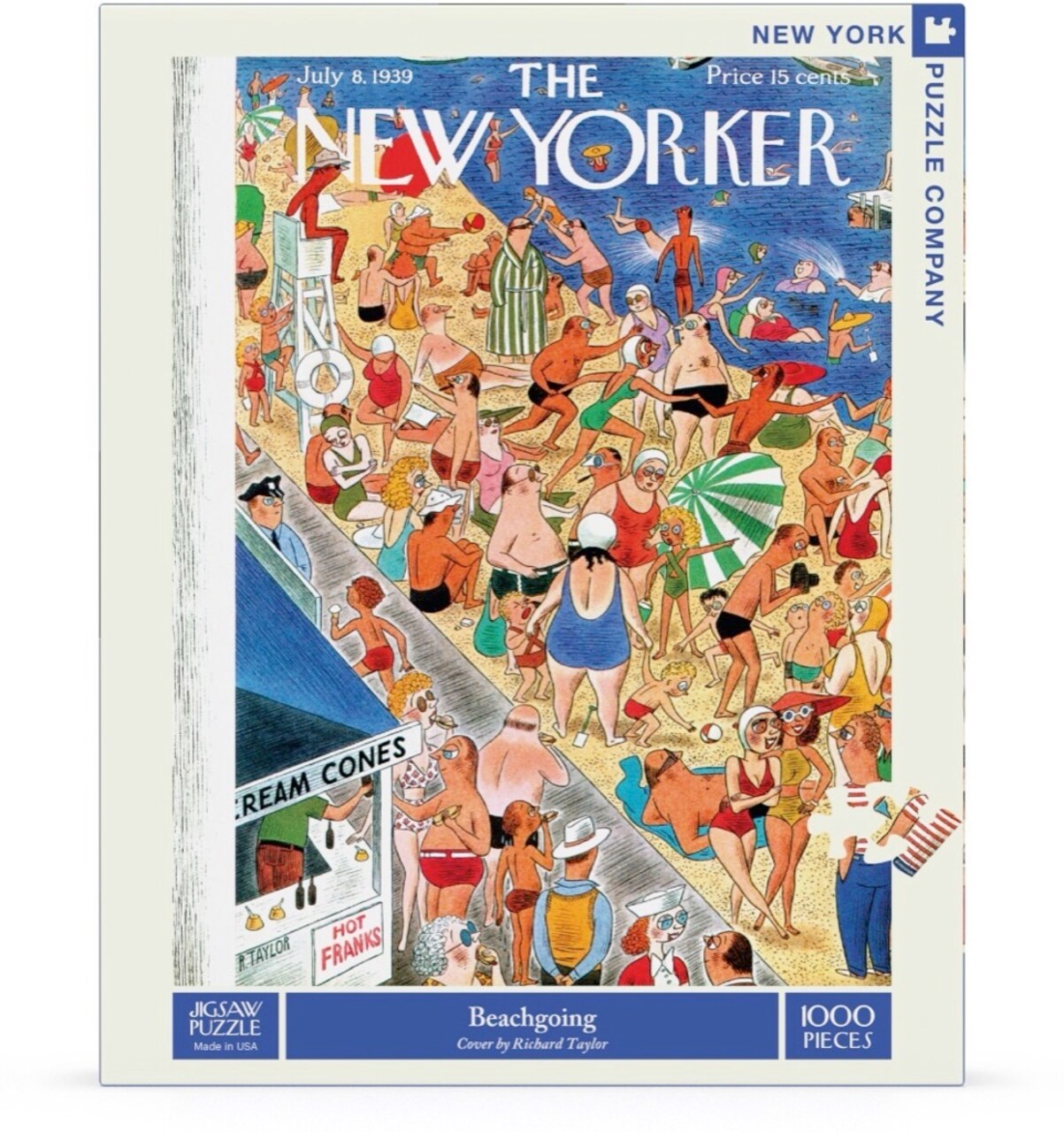 New York Puzzle Company Beachgoing 1000 Piece Piece Jigsaw Puzzle